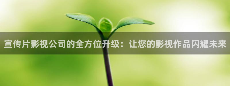 茄子丝瓜黄瓜视频：宣传片影视公司的全方位升级：让您的影视作品闪耀未来