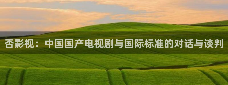 丝瓜视频官网下载入口：否影视：中国国产电视剧与国际标准的对话与谈判